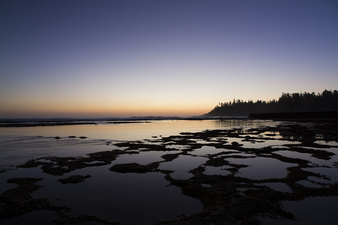Dusk, Norfolk Island lagoon