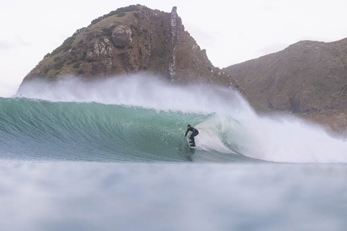 Josiah Lilburne with the wave of his life ahead of him