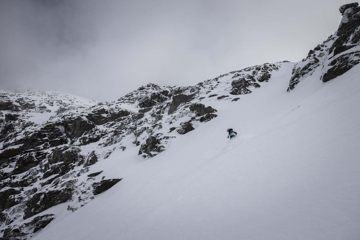 Tessa Gabbott finding some fresh snow