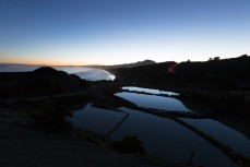 Sunset over Blackhead Beach, Dunedin, New Zealand. 