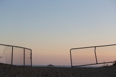 Gateway to the surf at Middle Beach, Dunedin, New Zealand. 