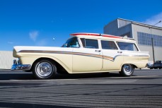 The ultimate surf wagon, Hillside Road, Dunedin, New Zealand. 