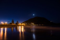 Evening at Mount Maunganui, New Zealand. 