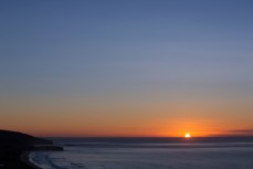 Sunrise over St Clair Beach, Dunedin, New Zealand. 