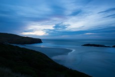 Dawn at Smaills Beach, Dunedin, New Zealand. 