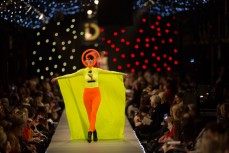 Dunedin Railway Station turns into a runway for the 2014 ID Fashion Show held in Dunedin, New Zealand, April 4-5, 2014. 