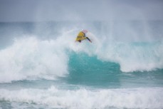 Jamie Civil goes beyond vert during the 2014 South Island Surfing Championships held at Blackhead Beach, Dunedin, New Zealand. 