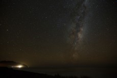 The milky way above the Kaikoura coast, Kaikoura, New Zealand. 