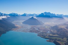 Mountains around Glenorchy near Queenstown, New Zealand. 