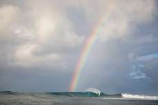Rainbow at Salani Rights, Salani, Samoa. 