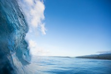 An empty wave at Salani Rights, Salani, Samoa. 