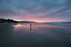 Taya Morrison takes a sunrise shot at St Clair Beach, Dunedin, New Zealand. 