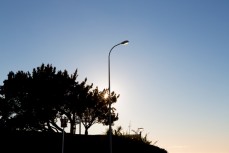 New day, St Clair Beach, Dunedin, New Zealand. 