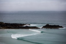 Small lines wrap across a fickle bank near Smaills Beach, Dunedin, New Zealand. 