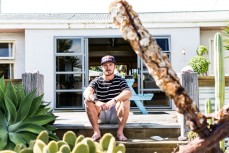 Red Bull athlete, downhill mountain bike racer Brook MacDonald at home, Napier, New Zealand. 