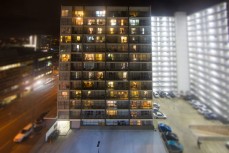 Residential dwellings in inner city, Auckland, New Zealand. 
