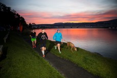 Dunedin endurance runner Glenn Sutton runs for 24 hours as a training ride and fundraiser for the 2015 edition of the Badwater 135 race to be held in Death Valley, California in July. He ran 209km in 23 hours 53 minutes and 7 seconds – 127 laps of Anders