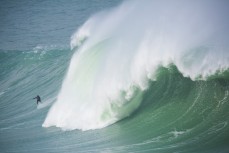 Doug Young takes on huge waves at Papatowai in the Catlins, New Zealand. 