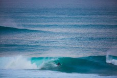 Davy Wooffindin stalls for a punchy double up at St Kilda Beach, Dunedin, New Zealand. 