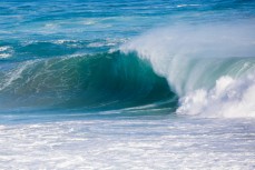 Intense wave at St Kilda Beach, Dunedin, New Zealand. 