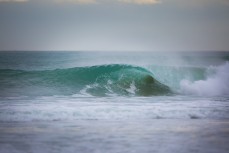 Intense waves at St Kilda Beach, Dunedin, New Zealand. 