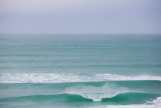 Intense waves at St Kilda Beach, Dunedin, New Zealand. 