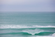Intense waves at St Kilda Beach, Dunedin, New Zealand. 