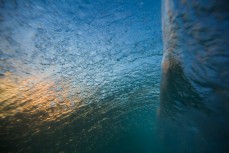 Inside a wave at St Kilda Beach, Dunedin, New Zealand. 