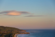 Dusk over Lawyer's Head, Dunedin, New Zealand. 