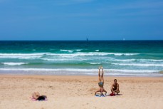 Summer antics at Manly on the Northern beaches of Sydney, NSW, Australia. 