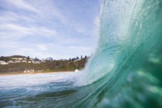 Empty wave at Bungan Beach on the Northern beaches of Sydney, NSW, Australia. 