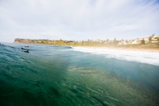 The takeoff at Bungan Beach on the Northern beaches of Sydney, NSW, Australia. 