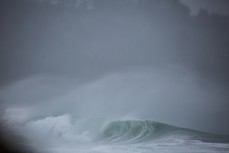 Cranking waves during a solid swell at Whareakeake, Dunedin, New Zealand. 