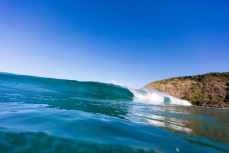 An empty wave at JRs, Dunedin, New Zealand. 