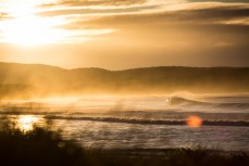 Dawn reveals fun waves in the southern Catlins, New Zealand. 