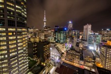 Cityscape of downtown Auckland, New Zealand. 