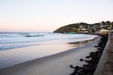 Dawn at St Clair Beach, Dunedin, New Zealand. 