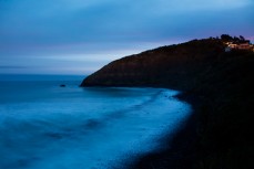 Second Beach at dusk, St Clair, Dunedin, New Zealand.
