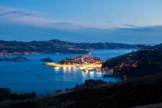 Lights of Port Chalmers, Dunedin, New Zealand. 