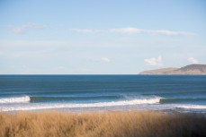 Swell lines on a fun day up the North Coast, Dunedin, New Zealand. 