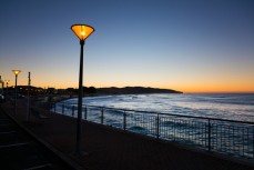 Dawn at St Clair Beach, Dunedin, New Zealand. 