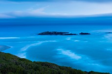 Bird Island at Smaills Beach, Dunedin, New Zealand. 