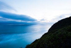 Dusk at Smaills Beach, Dunedin, New Zealand. 