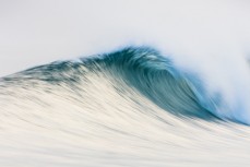 Empty wave at Blackhead Beach, Dunedin, New Zealand. 