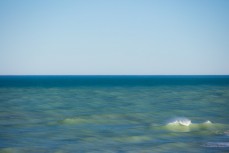 Swell lines at Timaru, New Zealand. 