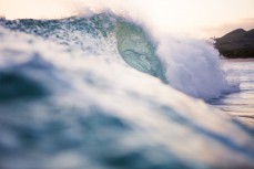 Dreamy banks and fun, hollow waves at Blackhead Beach, Dunedin, New Zealand. 