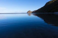 Still water on the Otago Peninsula, Dunedin, New Zealand.
