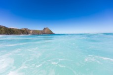 Aerated water at Blackhead Beach, Dunedin, New Zealand. 