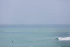 Pastel autumn waves at St Kilda, Dunedin, New Zealand.