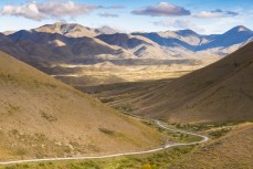 Last car through the Awatere Valley until spring 2017, Marlbororugh, New Zealand.